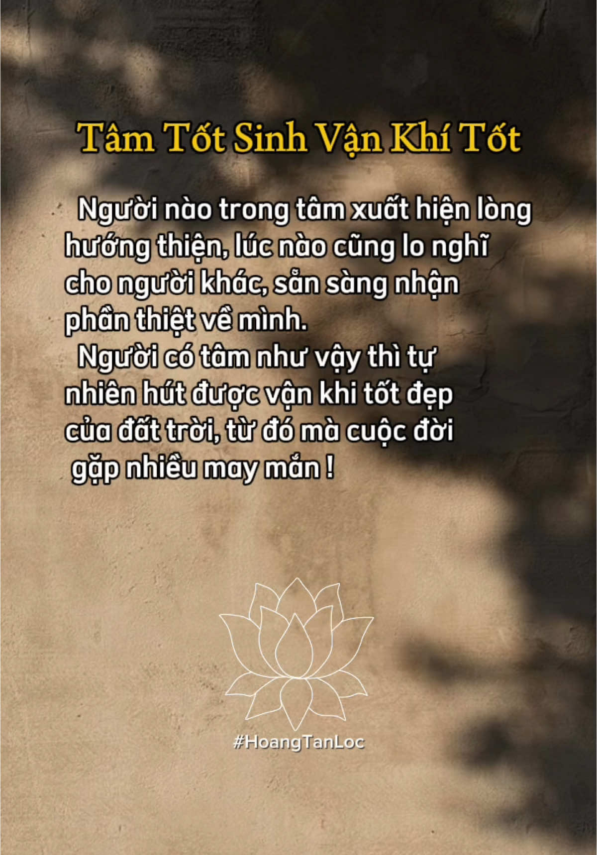 Vận khí tốt #fyp #hoangtanloc 