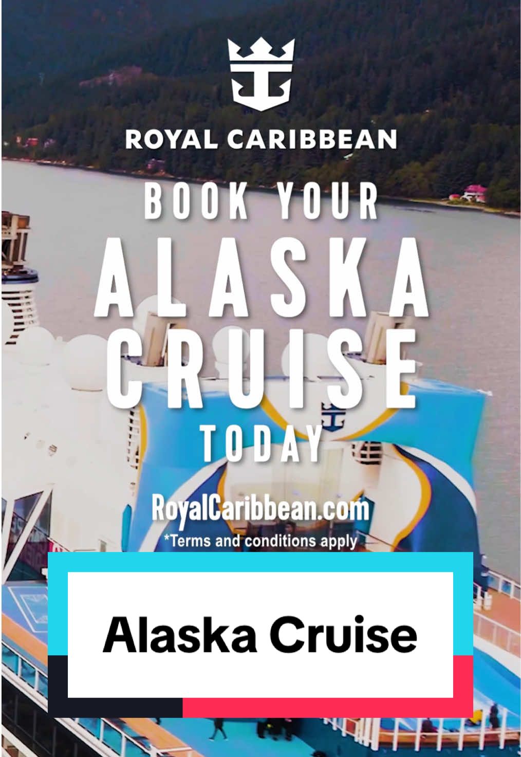 The ultimate bucket list trip - every day is an adventure in Alaska! 🏔️ #AnthemoftheSeas #RoyalCaribbean #RoyalCaribbeanAsia #CruiseLife #Alaska #holiday