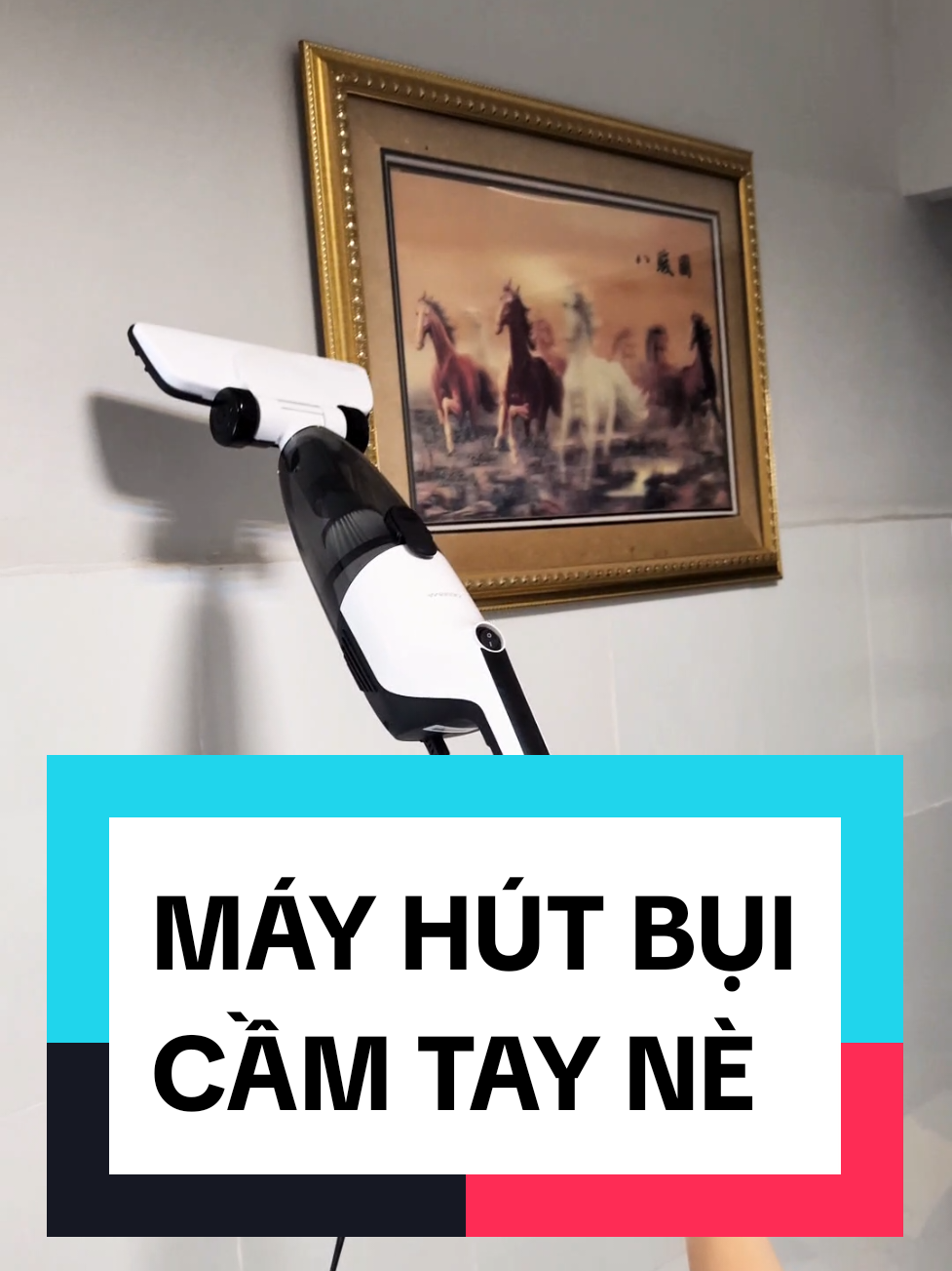 Dùng chổi quét không thể sạch bụi được mình cần một cái máy hút bụi về để hút cho sạch #LouisLongHoang #DeermaVietnam #MayhutbuiDeerma #DX120C 