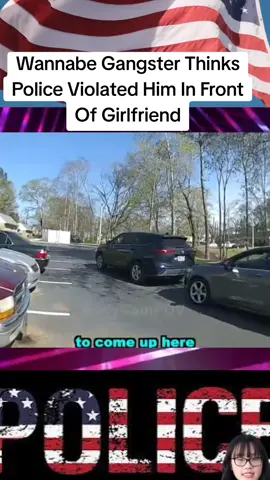 Wannabe Gangster Thinks Police Violated Him In Front Of Girlfriend#news #police #police #policeofficer #viralpost 