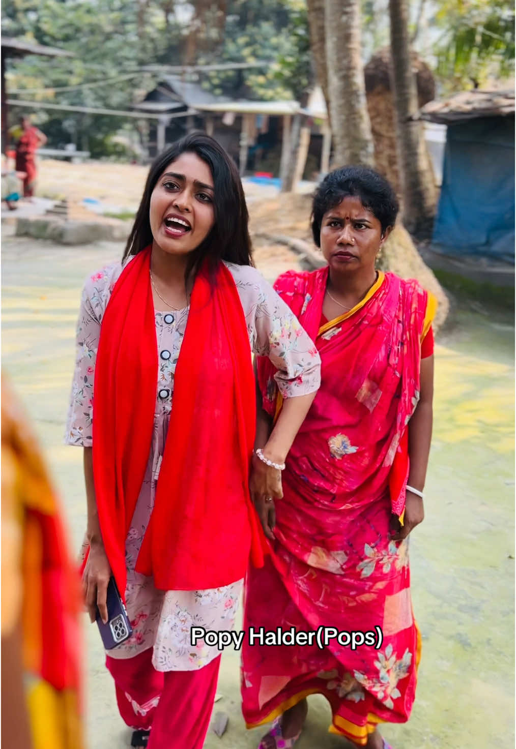 Mother vs daughter funny video😳😂 #barshapops #foryou #village #bdtiktokofficial 