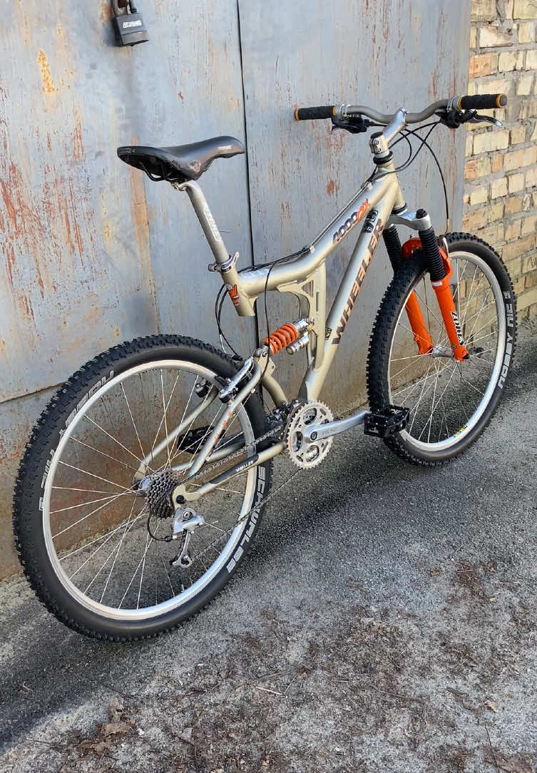 Vintage full suspension bike - 1999 Wheeler 4000 CZX #restoration #vintagebike
