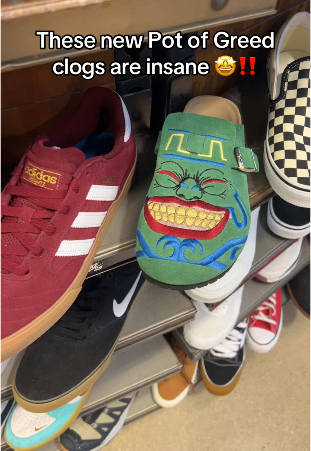 Pot of Greed clogs are now available #yugioh #yugiohtiktok #yugiohcommunity #fyp #yugiohmeme 