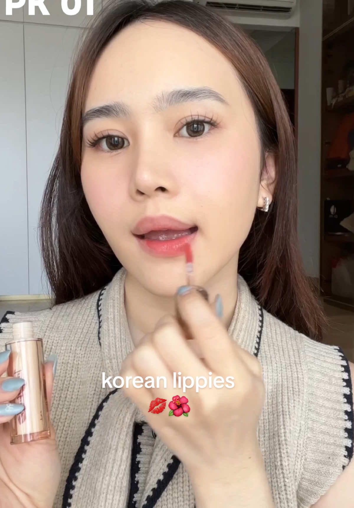 Lip tint glossy korean look tp transferproof?! 😭  @Focallure Indonesia #transferproofeverywhere #liptint #focallurebeautyid 