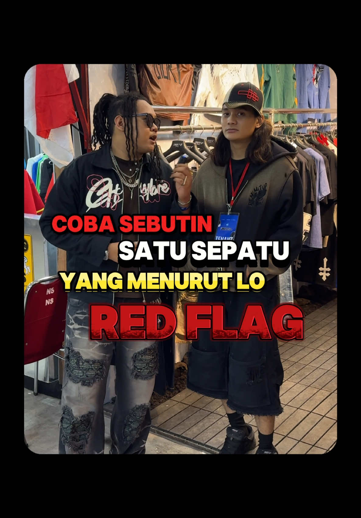 KALI INI DENGAN STATEMENTNYA KUSEBUT DIA TAMPAN DAN PEMBERANI 😮🤚🏻 #vansauthetic #redflag #fyp #sneakers #katakatahariini 