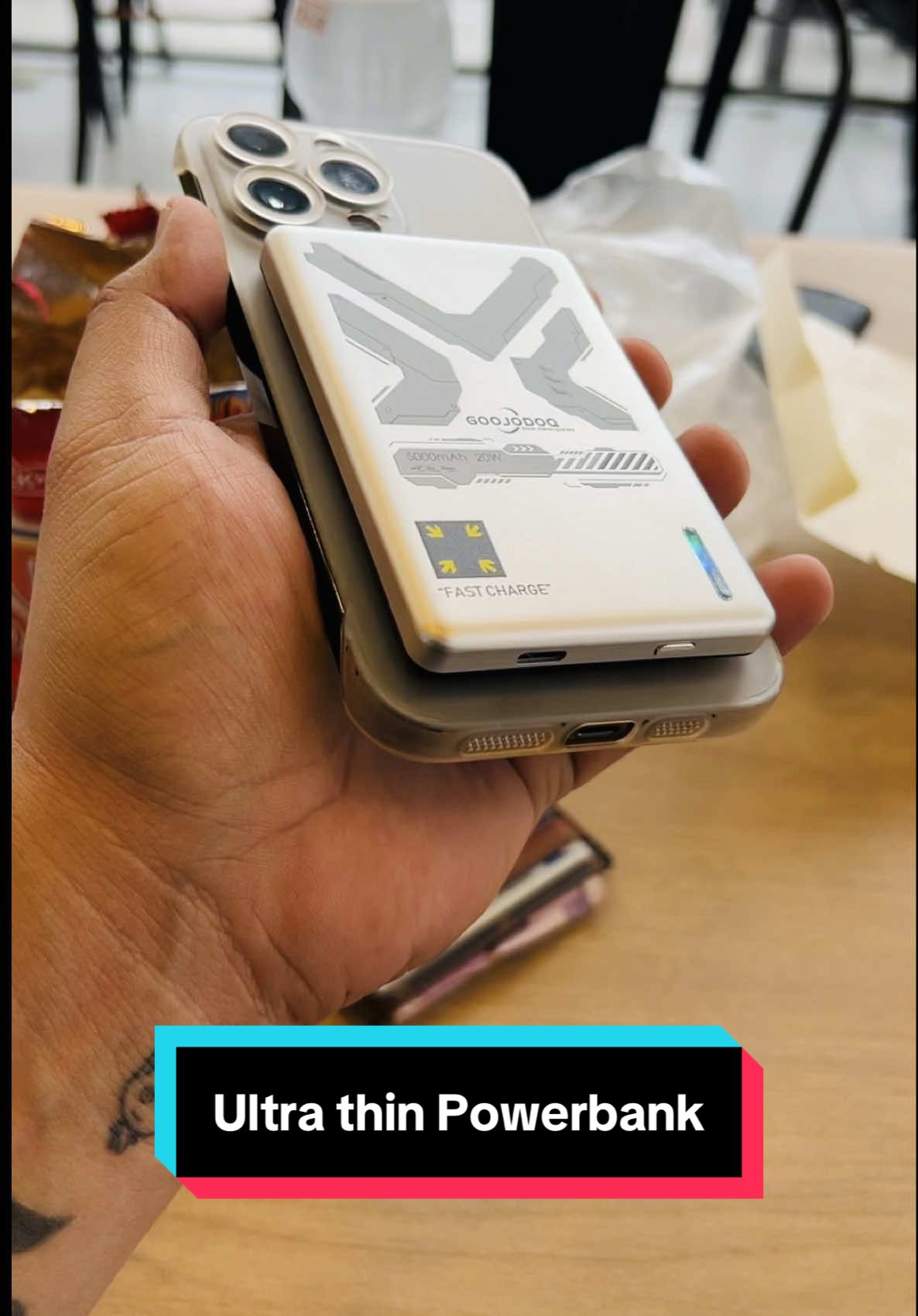 Ultra Slim and Stylish Magsafe power bank! Check out na✨ #goojodoqpowerbank #slimpowerbank #portablepowerbank #stylishpowerbank #lightweightpowerbank  @GOOJODOQ.Store 