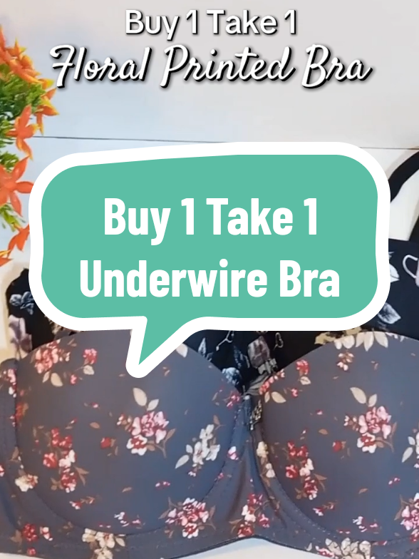 Buy 1 Take 1! Featuring underwire support and removable straps, this push-up bra is designed for comfort and confidence all day long. #buy1take1bra #pushupbra #underwirebra #lingerie #braforwowen 