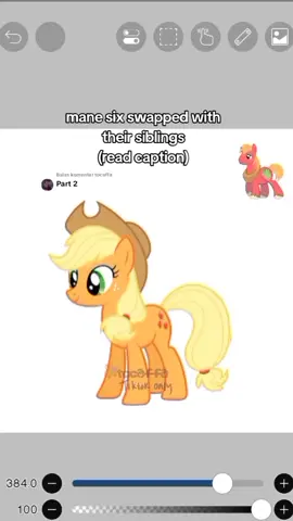 Membalas @tocaffa Part 2 | i still made Applejack a female but with big mac's body to match the swap. also sorry if pinkie's swap redesign doesn't look really good. Big Mac base: D1ABOL1CAL FRU1T #fyp #mlp #mlpfim #mylittlepony #redesign #ibispaintx 