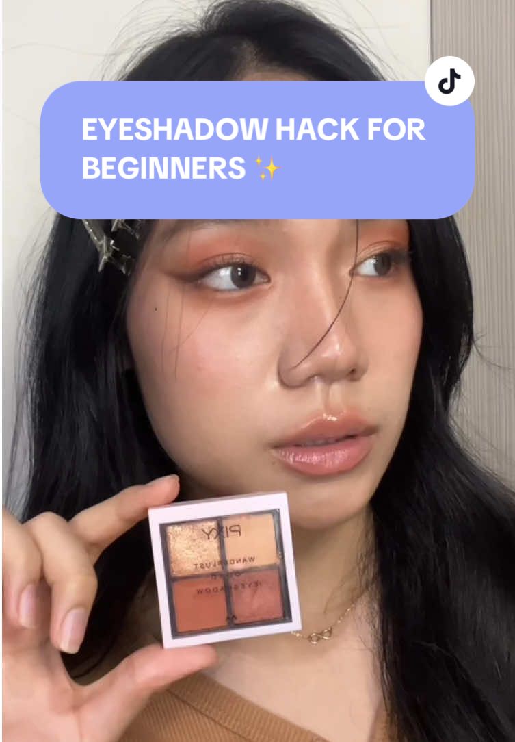 Eyeshadow hack buat pemula yang anti gagal 🤩 Jangan lupa tag Minxy kalau kamu recreate yaa! #CelebrateYourBeauty #PIXYWanderlustQuadEyeshadow #EyeSeeSparks