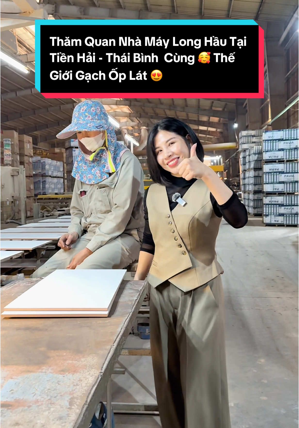 Thăm Quan Nhà Máy Long Hầu Tại Tiền Hải - Thái Bình  Cùng 🥰 Thế Giới Gạch Ốp Lát 😍#gachoplat #xuhuong2025 