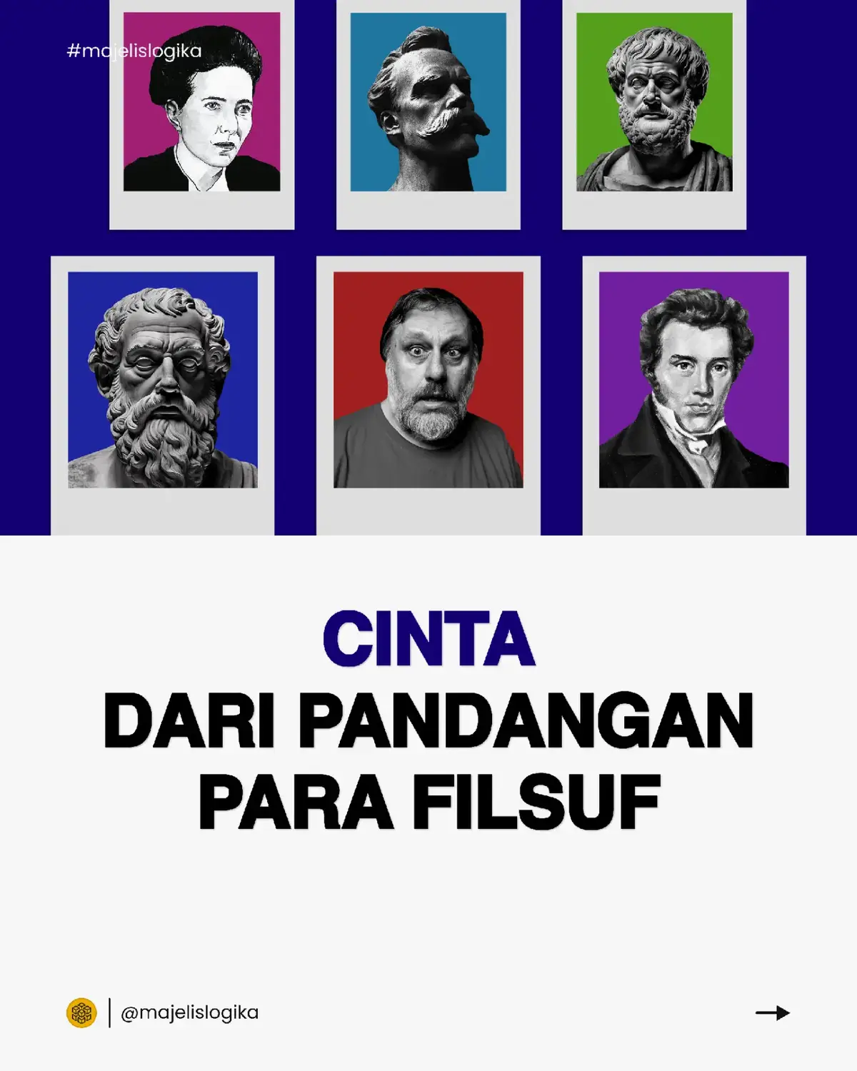 Cinta Dari Pandangan Para Filsuf Dunia! Cinta bukan hanya sekedar mencintai, akan tetapi terdapat makna yang tersembunyi didalamnya, ketika kita mampu memaknainya secara mendalam. Apa pendapat kalian tentang cinta? _ #filosofi #cinta #filsuf #filsafatcinta #filsafat #majelislogika 