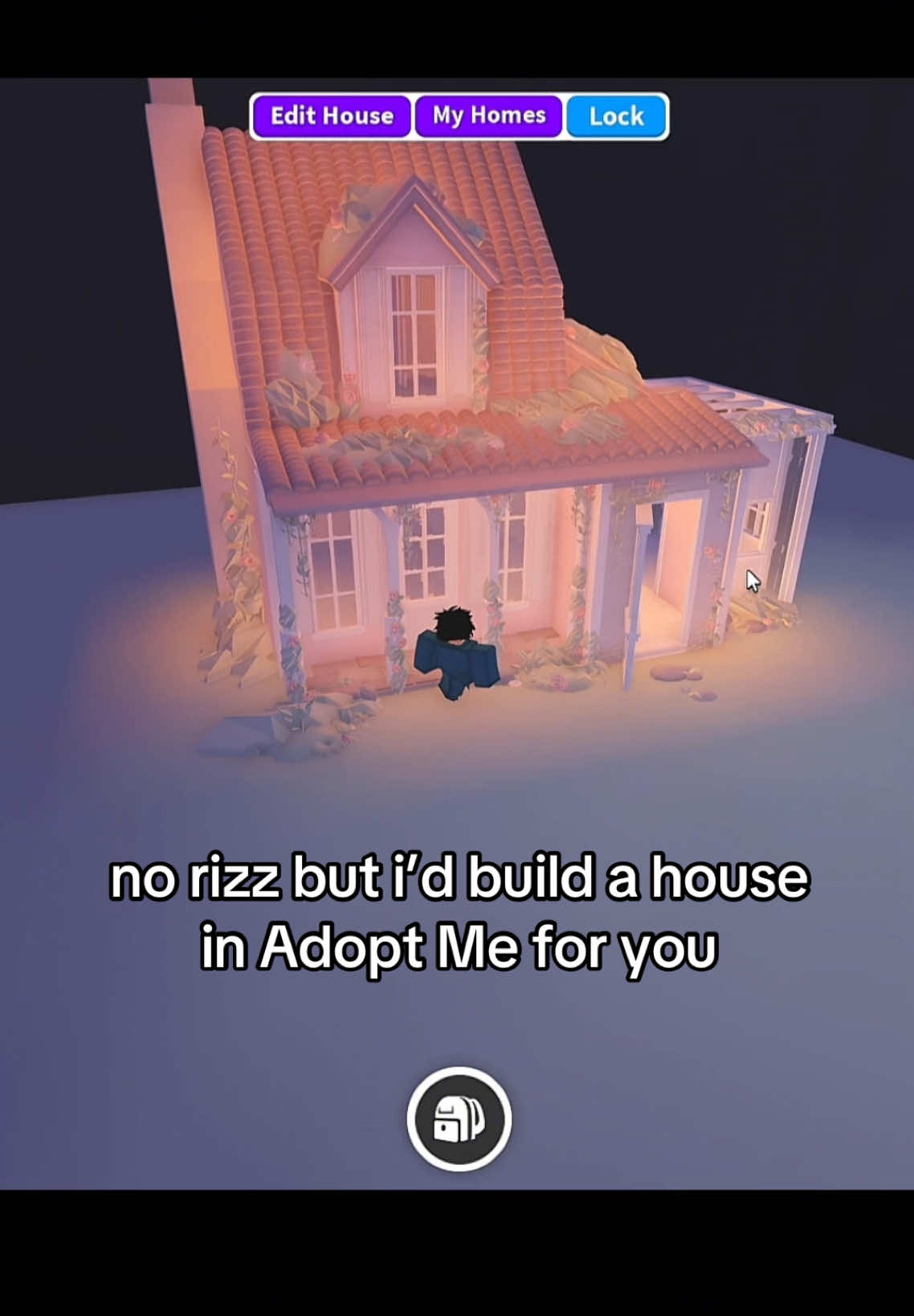 no rizz but like i’d build a house for you 😏 // cosplayed as kazehaya cus bro is the rizziest dude ever // IM A GIRL #adoptmefyp #robloxfyp #roblox #adoptmeroblox #architecture #kazehaya 