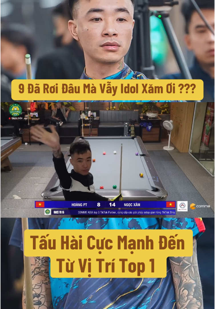 9 đã rơi đâu mà vẫy idol xăm ơi @bình chuẩn billiard @Kiên Sếu Billiards Shop @Ngọc Xăm Billiards #fyp #xuhuong #billard #billardvietnam #xuhuongtiktok 