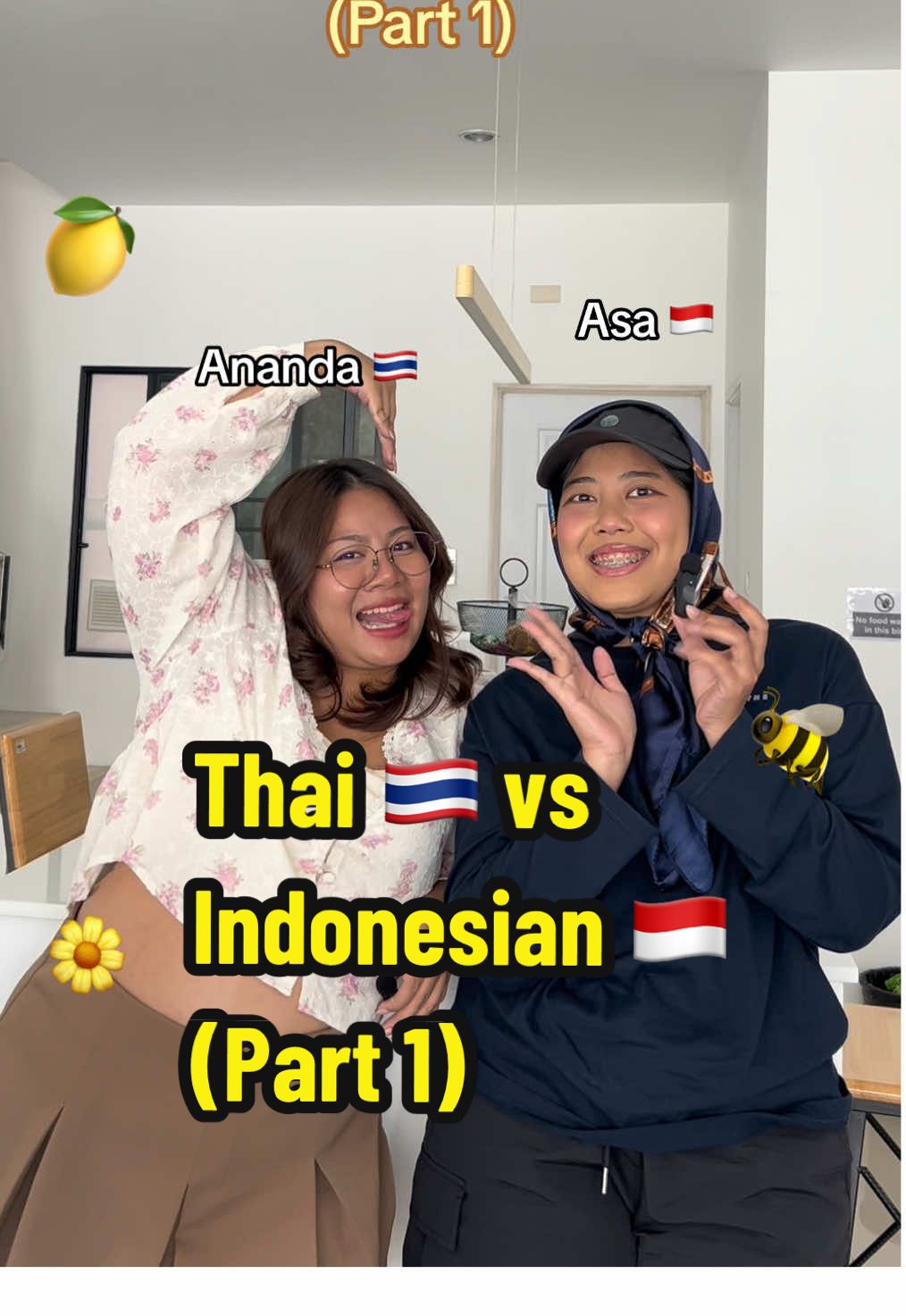 PART 1: Similar words in Thai and Bahasa Indonesian 🇹🇭🇮🇩 #linglearnlanguages #languages #thailanguage #indonesian #bahasaindonesia #thai 
