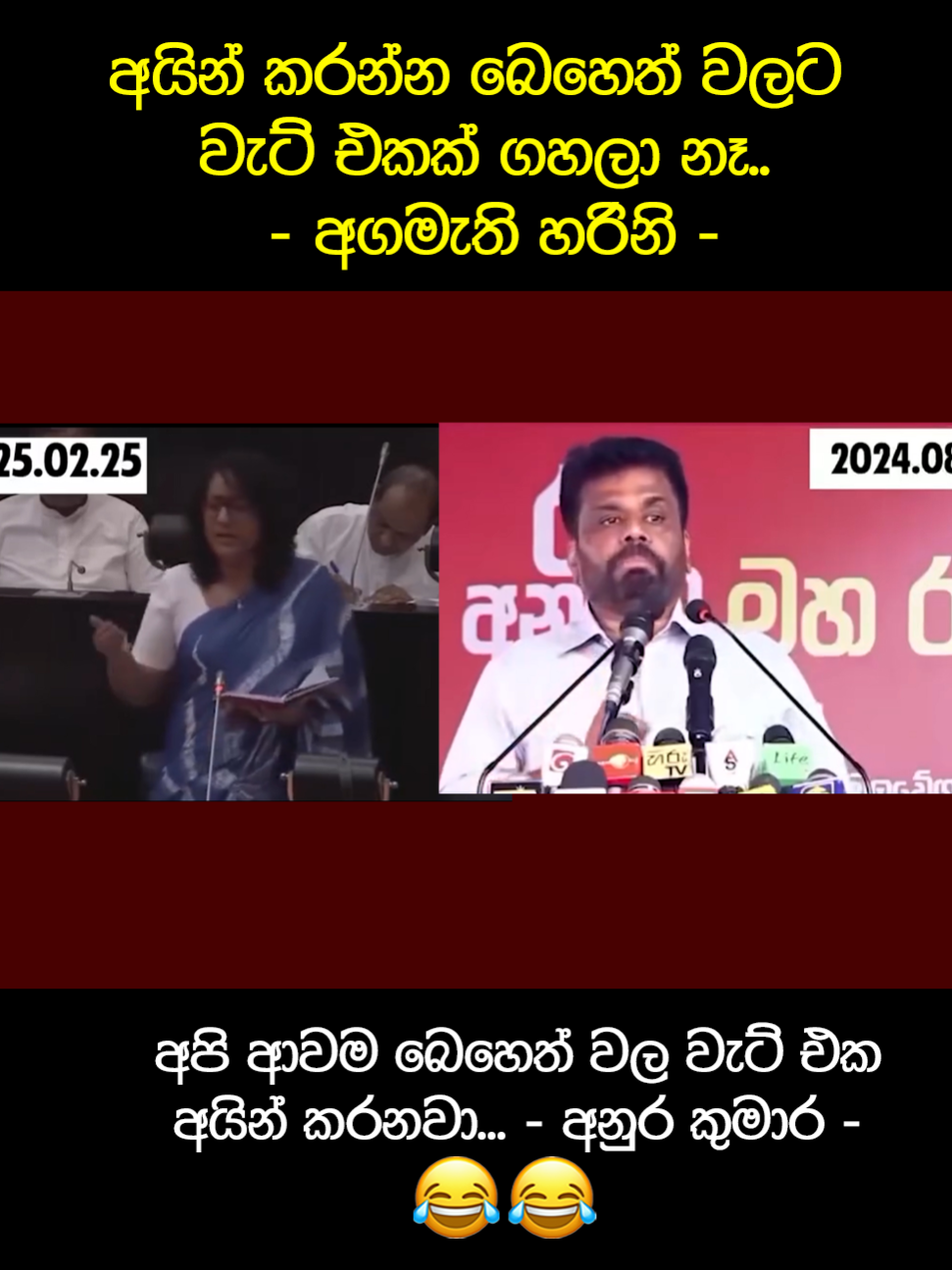 බොනිකර තරුව📷 #politics #slpolitics #anura #අපිමාලිමාවට #මාලිමාව #sunilhadunneththi #wasanthasamarasinghe #anurakumaradissanayaka #hariniamarasuriya #vijithaherath #ranilwickremesinghe #dilithjayaweera #chamarasampath #ඉස්සර #mahindarajapakshe #npp #jvp #kadinalhimi