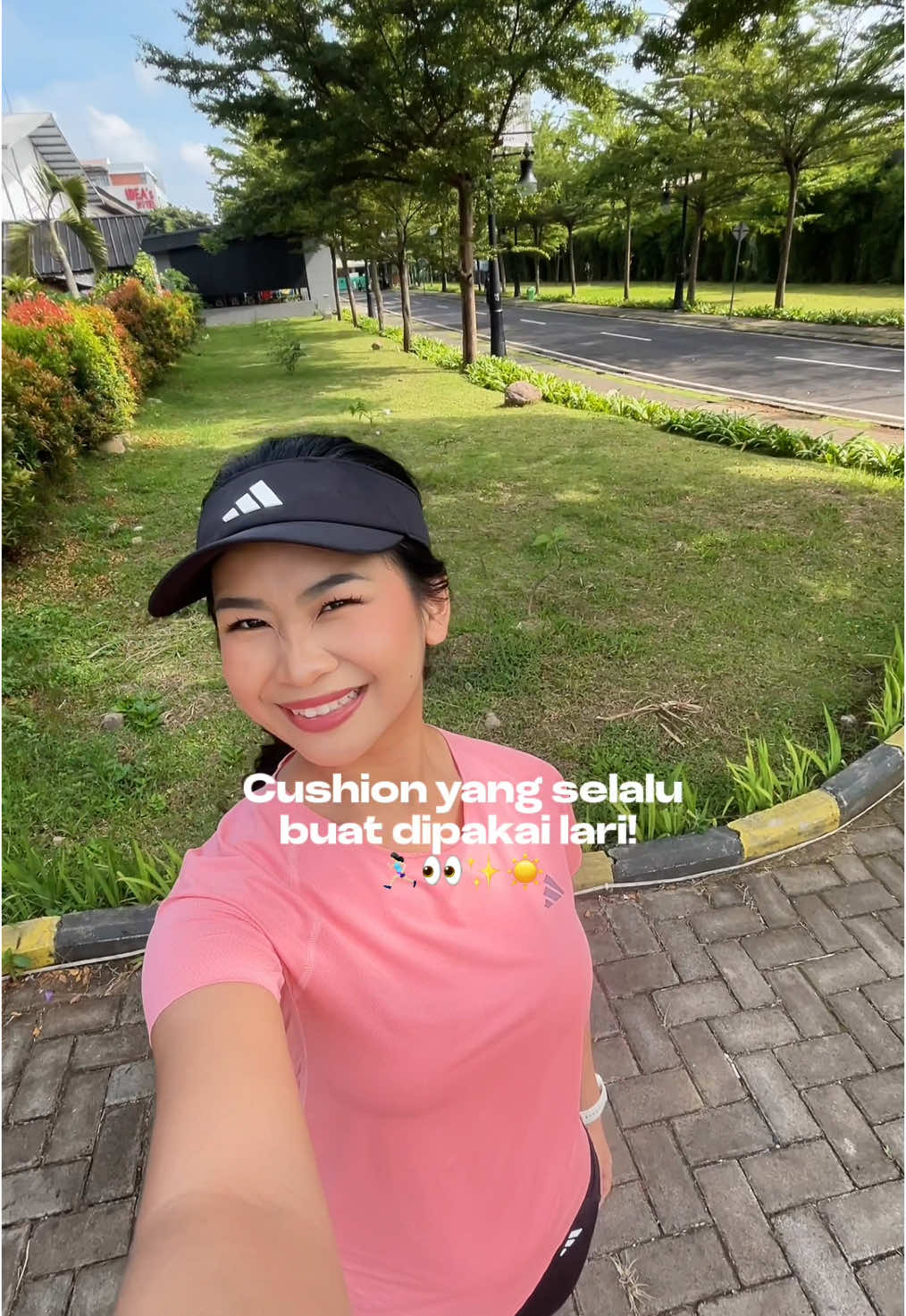 nih buat yang suka tanya cushion yang dipakai buat lari, anti geser dan anti luntur, belum lagi minim banget oksidasi, ini dia cushionnya! Beneran sebagus itu ini 😭✨ #runtok 