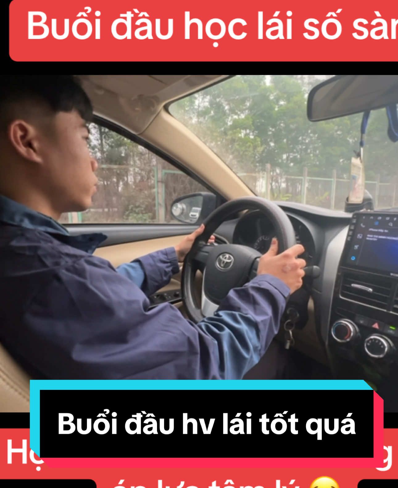 Buổi đầu em run quá Thầy ạ . Học viên về kể thế 😂😂 #thầyan #hoclaixeoto 