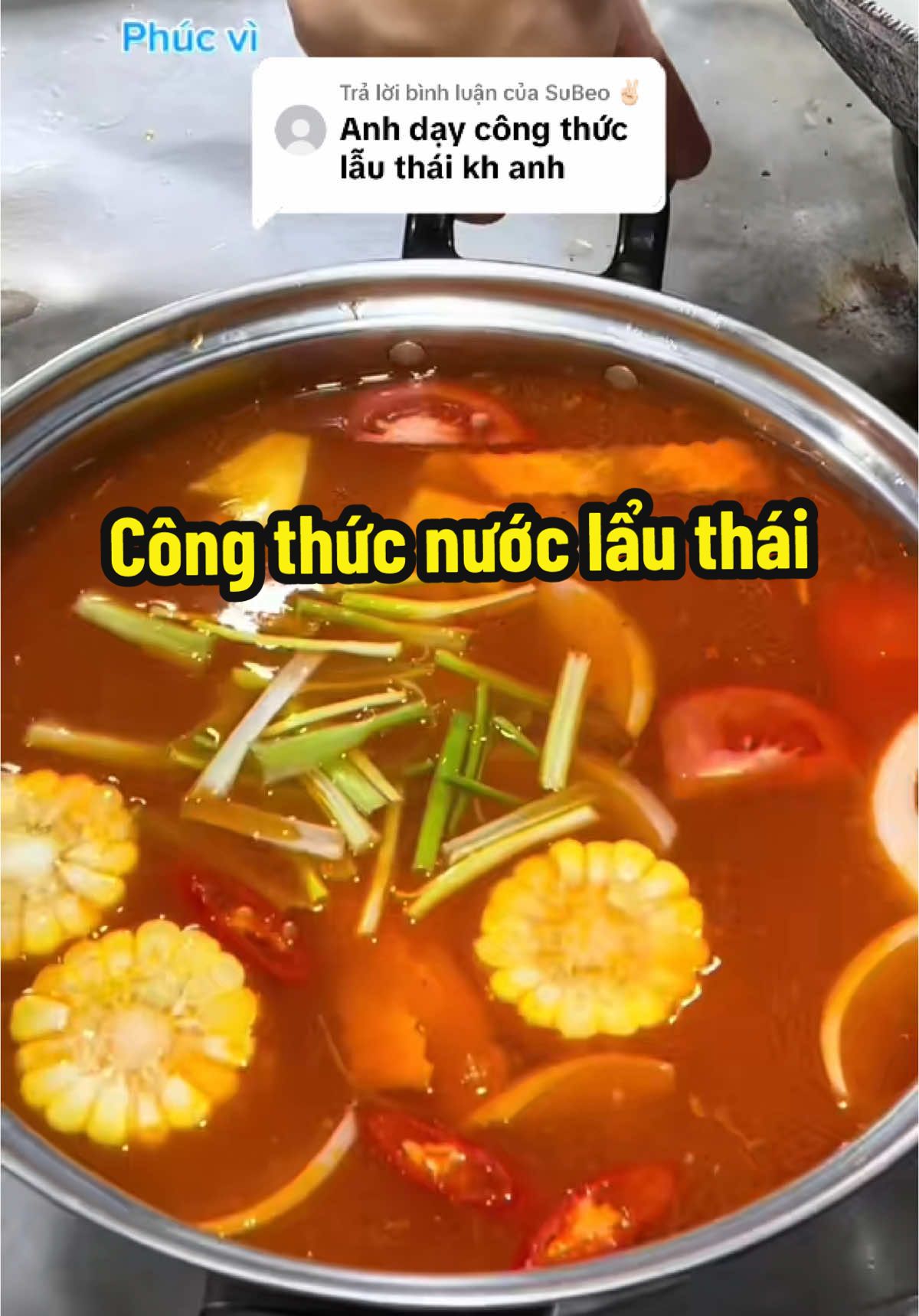 Trả lời @SuBeo ✌🏻 lẩu thái đê đang hót công thức #phúcvì #côngthứclẩuphúcvì #phúcvìfood #phúcvìnấuănngonmỗingày #cheff #xuhuong #LearnOnTikTok 