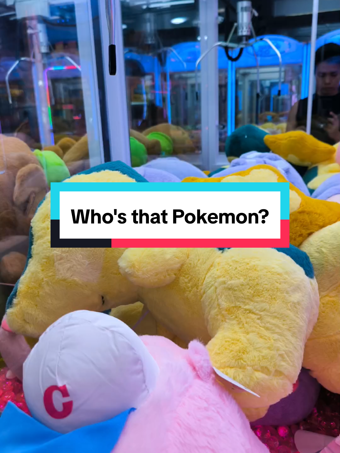 Who's that Pokemon? A wild Cyndaquil appeared! 🔥 #pokemon #plushies #timezone #clawmachine #clawmachinewin #cyndaquil #cute 