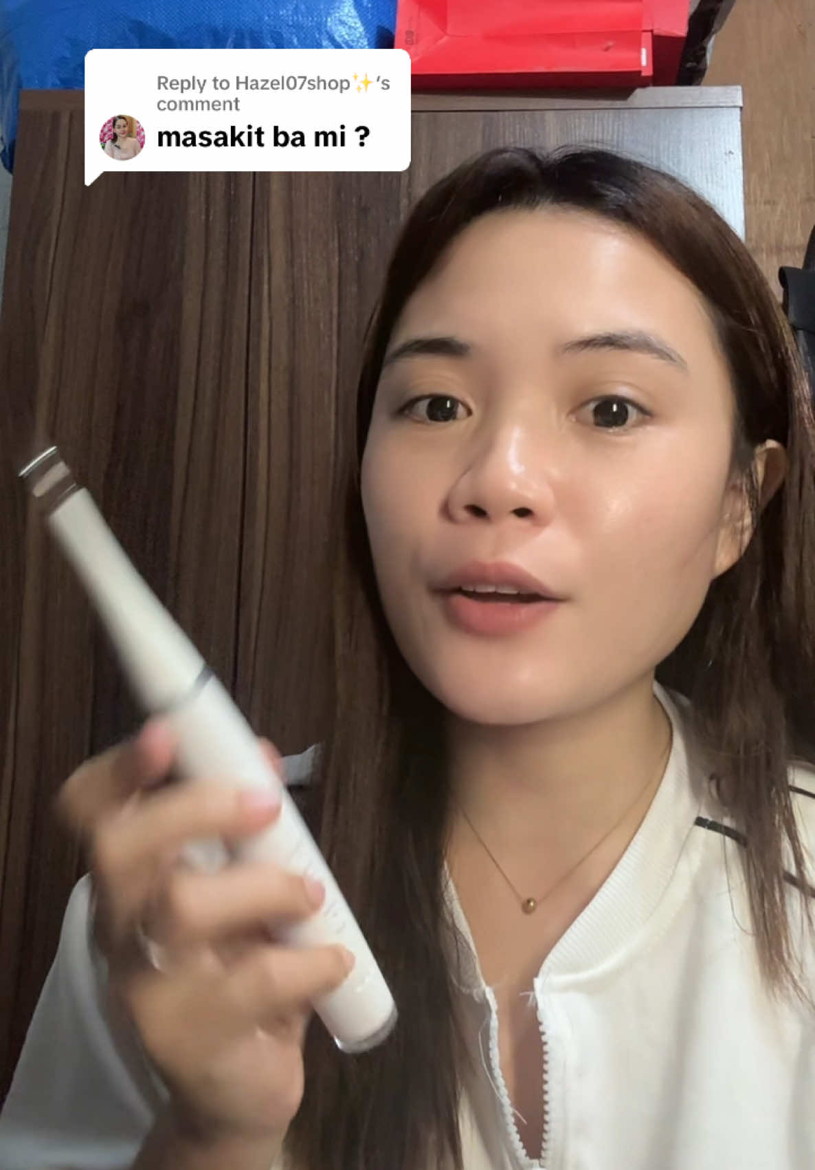 Replying to @Hazel07shop✨ finally wala ng tartar na maiipon sa likod ng ngipin ko🥰 #electricteethcleaner 