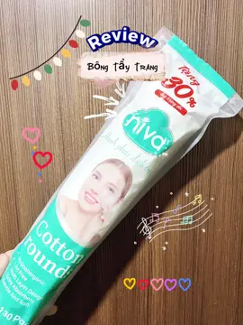 [Phần 8] Review bông tẩy trang Niva #unboxing #review #CapCut #xuhuongtiktok #bongtaytrang #bongtaytrangniva 