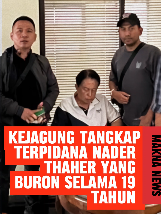 Terpidana tersebut pun dijatuhi pidana penjara selama 14 tahun dan dijatuhi denda sebesar Rp250 juta subsider empat bulan kurungan.  Selain itu, Nader juga diwajibkan membayar uang pengganti sebesar Rp35,974 miliar. #dpo #buronan #jaksa #kejagung #korupsi #kreditmacet #pidana #hukum #news #beritatiktok #fyp #maknanews 