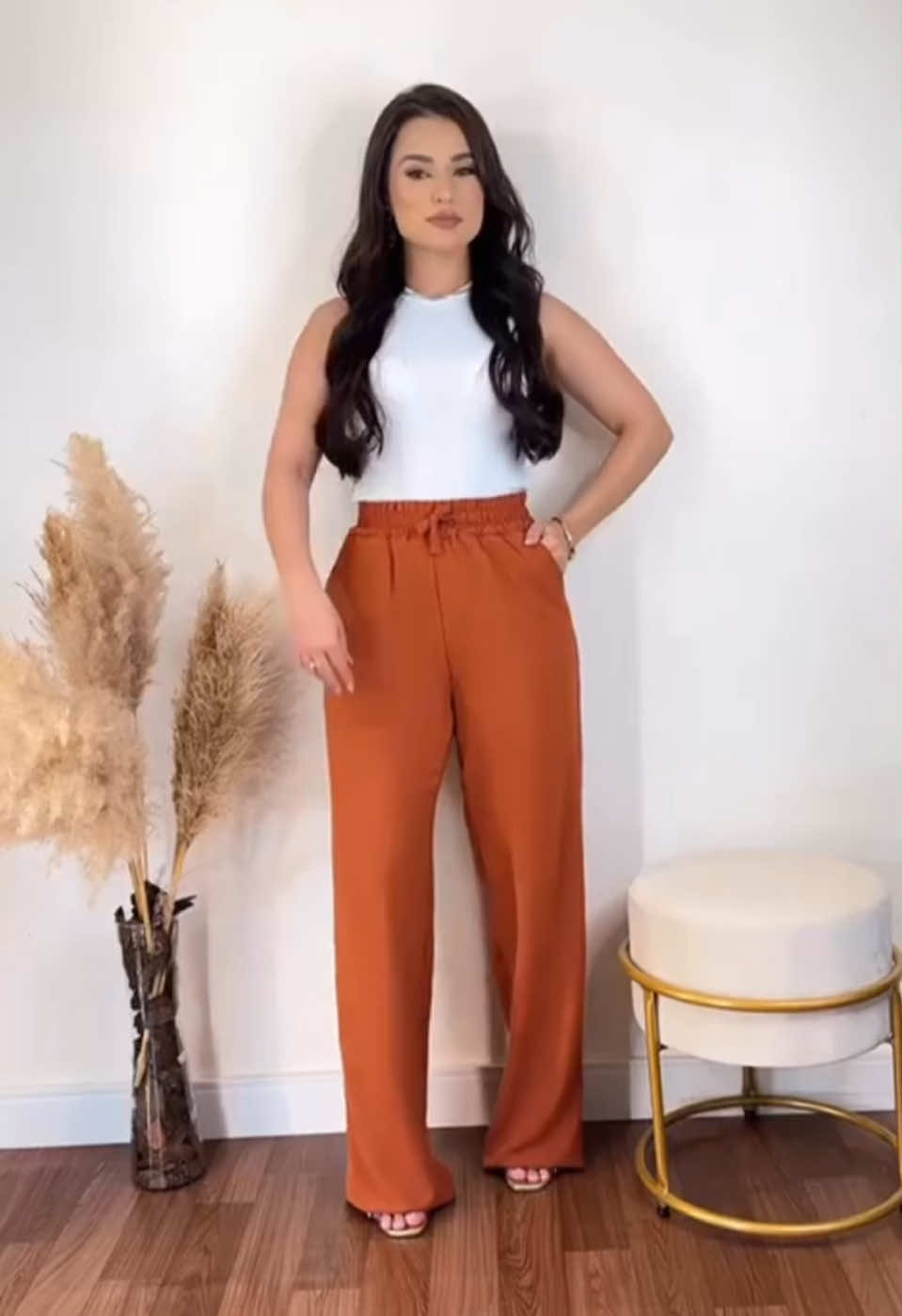 Calça pantalona 2025 do P ao GG garanta já a sua #modafeminina #roupasfemininas #estilo #loja #moda 