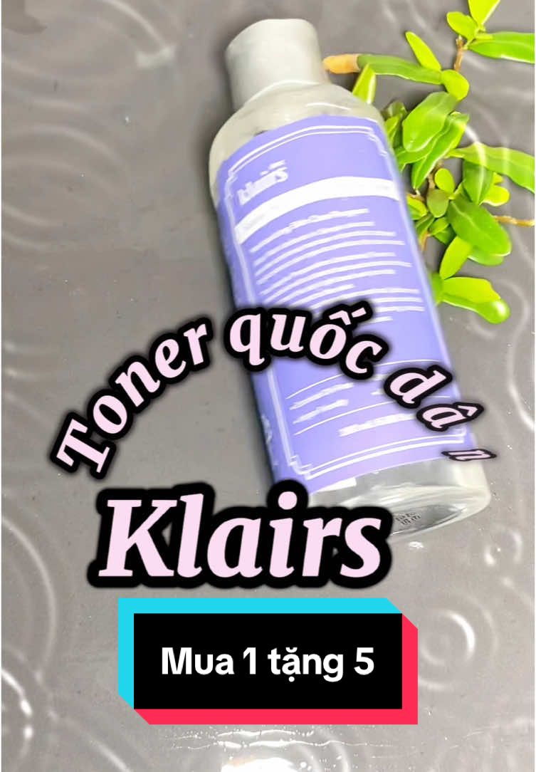 Toner quốc dân Klairs dưỡng ẩm thẩm thấu nhanh, dịu nhẹ cho da #toner #klairs #duongda #review #xh #trending 