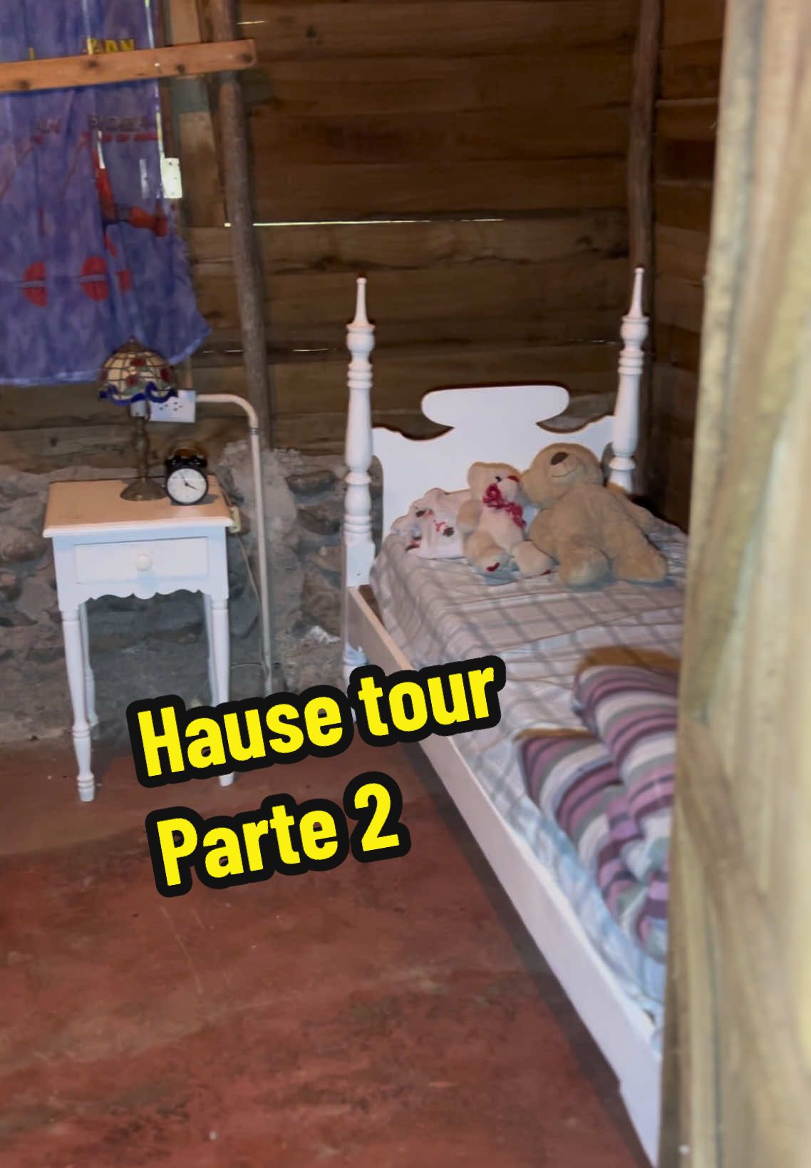 Hause tour parte 2 del ranchito silvestre 🥰 en esta ocasión les muestro el baño, mi habitación y la habitación de mis niños ❤️ #hausetour #ranchitosilvestre #rustico #vintage #antiguo #antiguedades #cabañasdemadera 