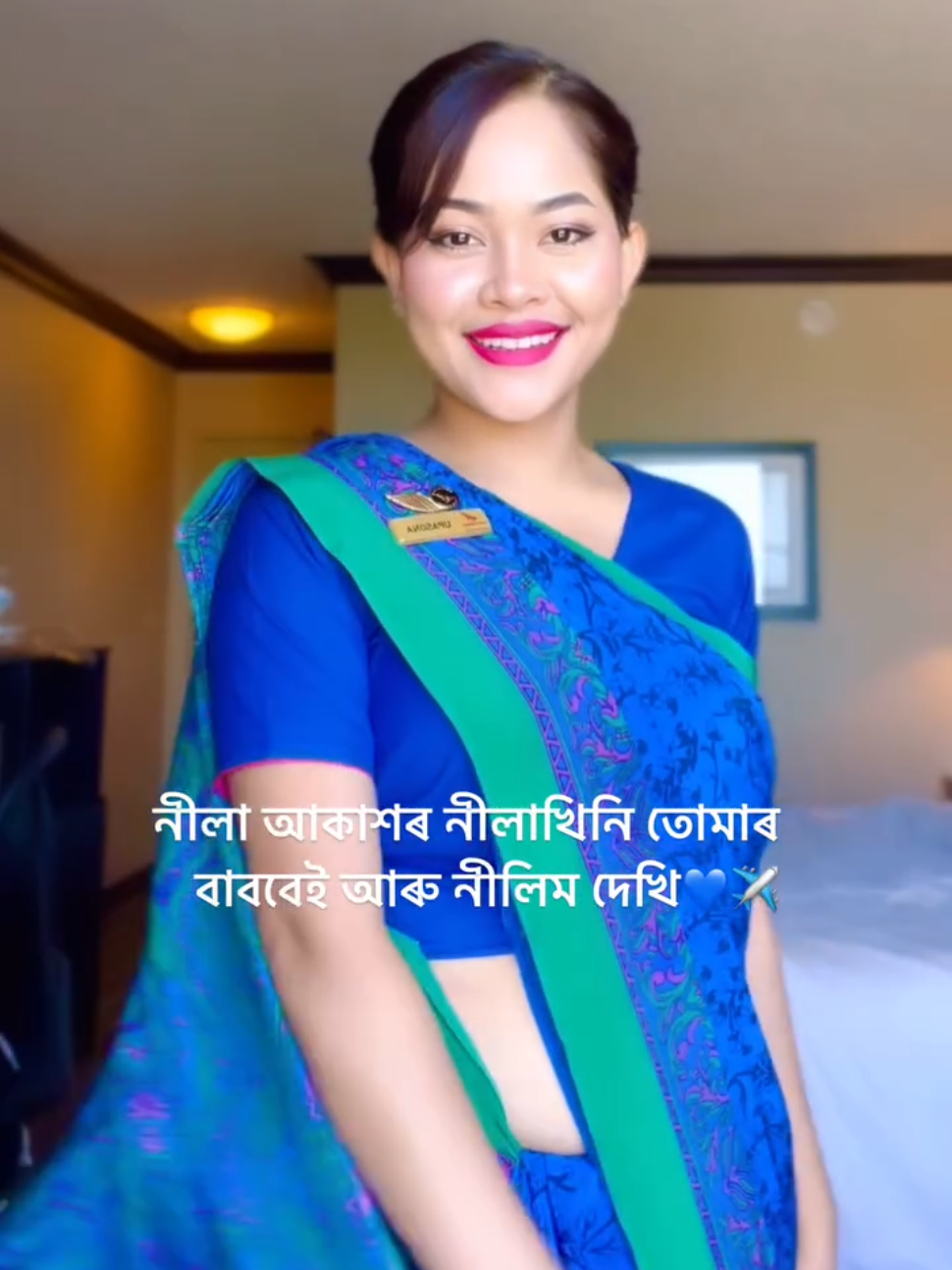 #creatorsearchinsights  flight attendant hairstyles 🤗🤗 . . . . #flightattendanthairstyles #airindia #groomoing #grwm #aviation 