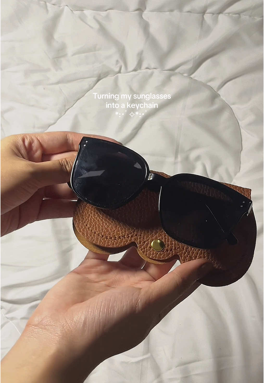 Found this new sunglass case 🌸 #sunglasses #sunglasscase #pouchbag #accessories 