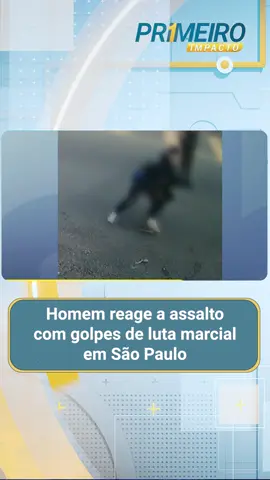 Um homem reagiu a um assalto com golpes de jiu-jítsu no Tatuapé, na Zona Leste de São Paulo. A arma utilizada pelo ladrão era de brinquedo. #fyp #foryoupage #sbtnews #primeiroimpacto #jornalismo #tatuape #saopaulo