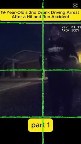 19-Year-Old's 2nd Drunk Driving Arrest After a Hit and Run Accident #cops #copsoftiktok #copsontiktok #copstiktok #police #policeofficer
