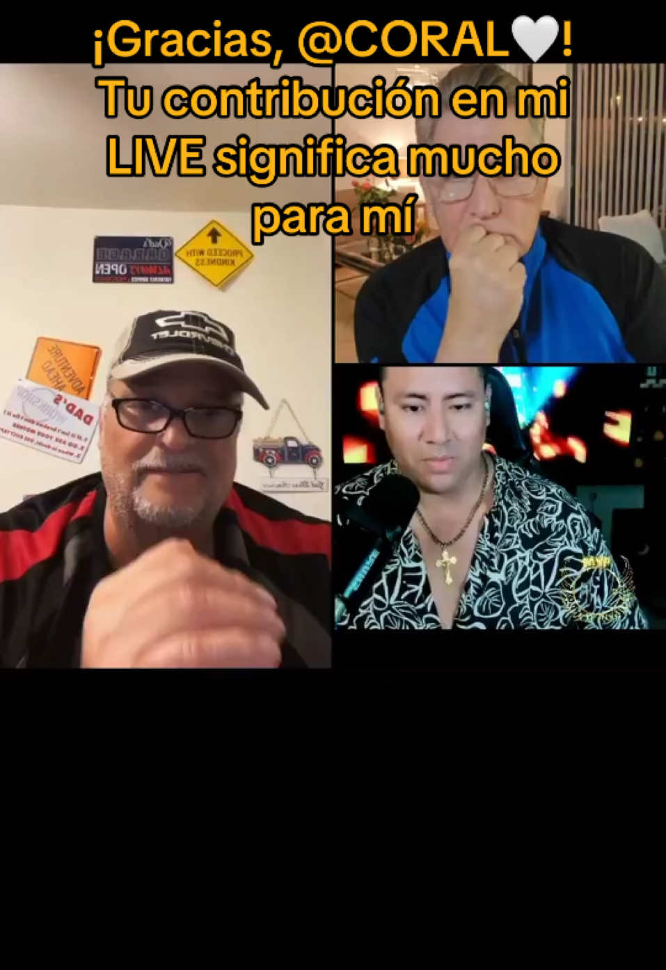 CORAL🤍, gracias por tu valioso apoyo en mi LIVE. Seguiré esforzándome para crear contenido LIVE aún mejor.@CORAL🤍 #livegift #handheart #corazónconlasmanos @🎙️Darwin Dávila®Locutor/LATAM @Víctor Cámara Productions 