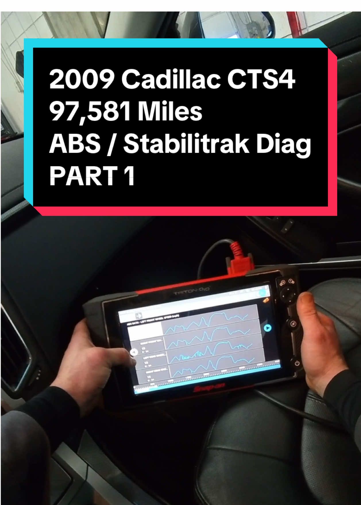 TRICKY TUESDAY DIAGNOSTICS: 2009 Cadillac CTS4 with erratic wheel speed, intermittent ABS operation and a couple warning lights related to a C0045 DTC.  Comment what you think is wrong.  Like/Follow for part 2! #automotive #diagnostics #abslight #speedsensor 