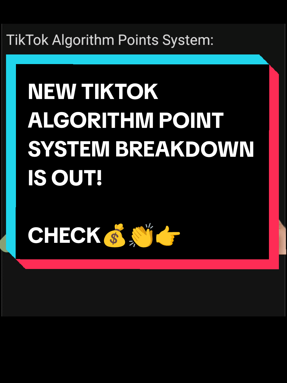 Tiktok algorithm point system. Tiktok point system tips How to grow on tiktok using its engagement point system. #tik_tok  #tiktoktips  #engagement  #digitalmarketing  #digitalmarketingtips  #creatorsearchinsights  #fypp 