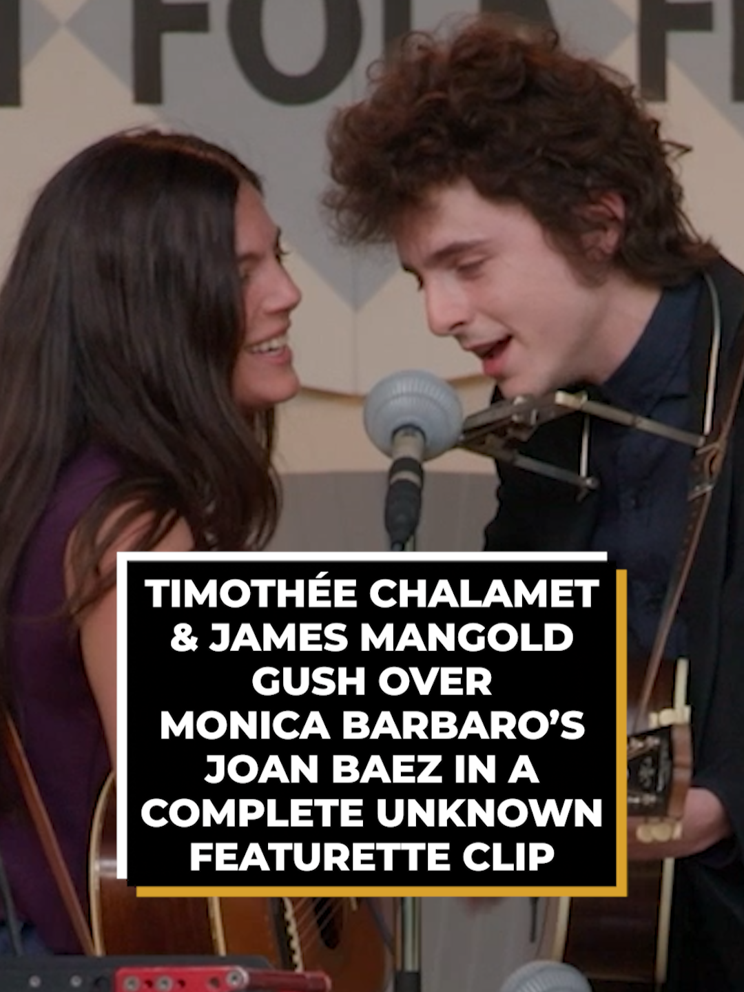 Exclusive: ScreenRant presents a clip from A Complete Unknown featurette in which Timothée Chalamet praises Monica Barbaro’s Joan Baez. #acompleteunknown #bobdylan #timotheechalamet #monicabarbaro #joanbaez