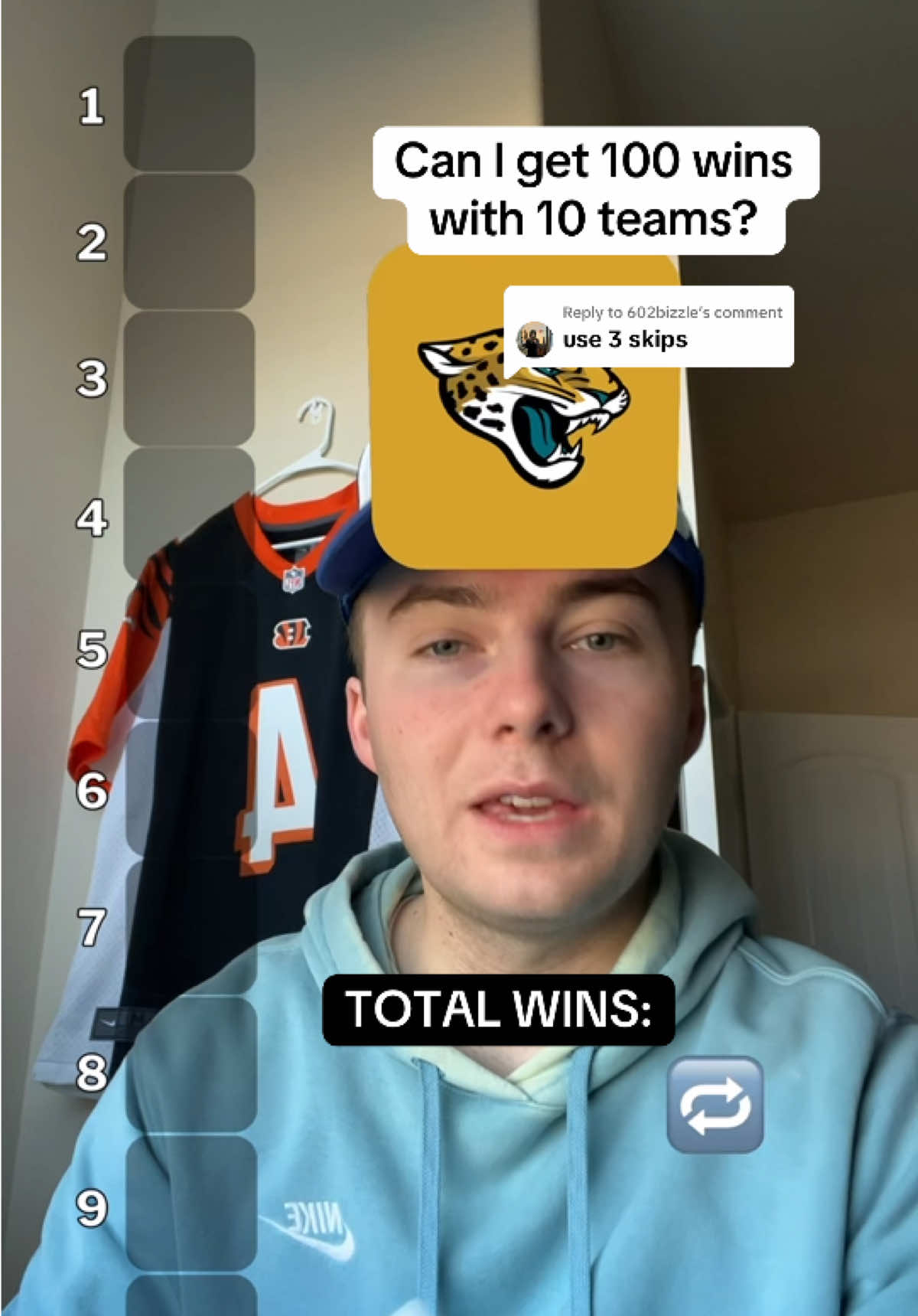 Replying to @602bizzle can we get 100 wins this time? This challenge can really get your hopes up… #nfl #nfltiktok #nflcontent #football #footballtiktok #footballtiktok #fyp #foryyou 