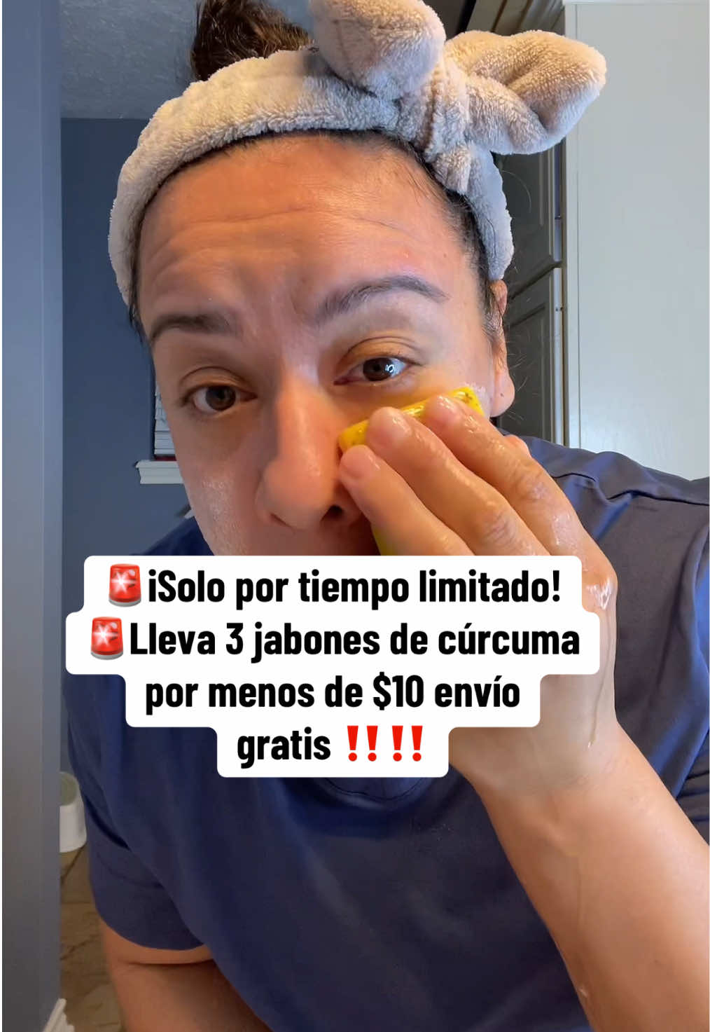 Jabón de curcuma con envío gratis #turmericsoap #skincare #jabondecurcuma #hyaluronicacid #kojicacidsoap #despigmentantefacial #despigmentante