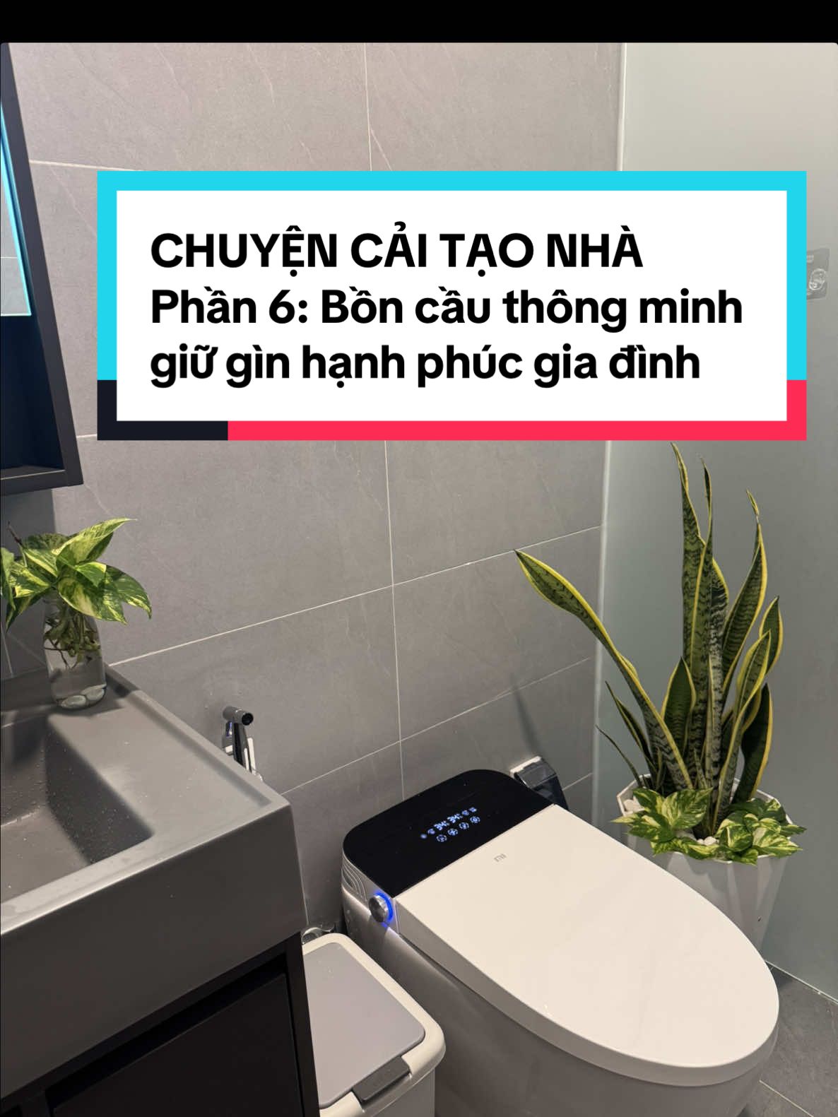 CHUYỆN CẢI TẠO NHÀ Phần 6: Review chi tiết bồn cầu thông minh #caitaonha #thietkenoithat #nhà #boncauthongminh #xiaomi #nhodaily #nhohealthy 