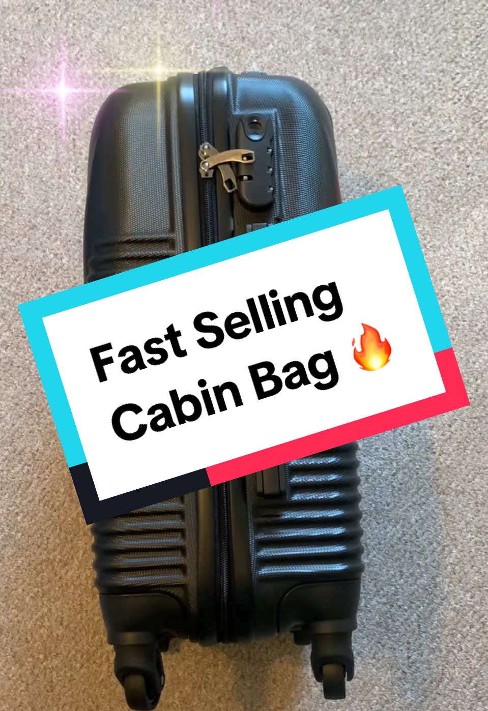 Fast Selling Cabin Bag 🔥#holiday #quality #suitcase #cabinbag #cheap #promotion #tiktokmademebuyit #tiktokshop #ttshop 