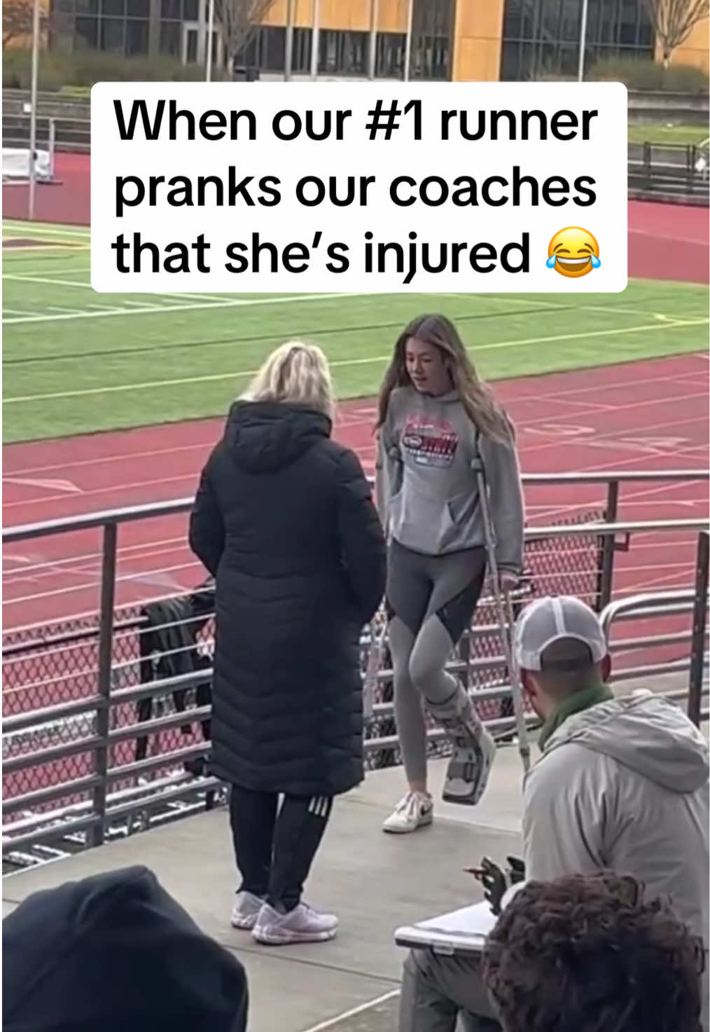 The whole meeting to discuss it 😭 (via @issaquah xc) #trackandfield #Running #prank 