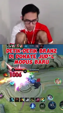 Hati-hati guys untuk para streamer modus baru nih #MLBBGoldenMonth #branz #evosbranz #farhannnn_id 