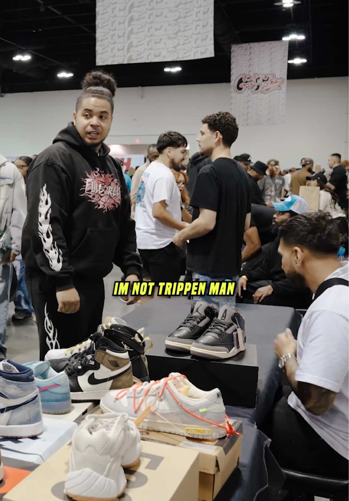 HE SAID HE NOT TRIPPING! 😂  #soleplier #funny #viral #reseller #buying #fypage #trending #fypageシ #fyp #foryou #sneakers #sneakerhead #money 