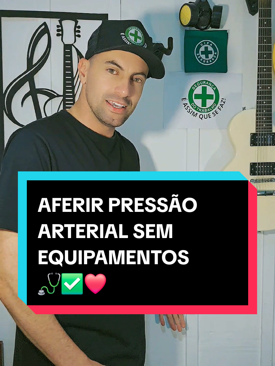 AFERIR PRESSÃO ARTERIAL SEM EQUIPAMENTOS 🩺✅❤️ #tecnicodesegurancadotrabalho #segurancadotrabalho #segurancadotrabalho 