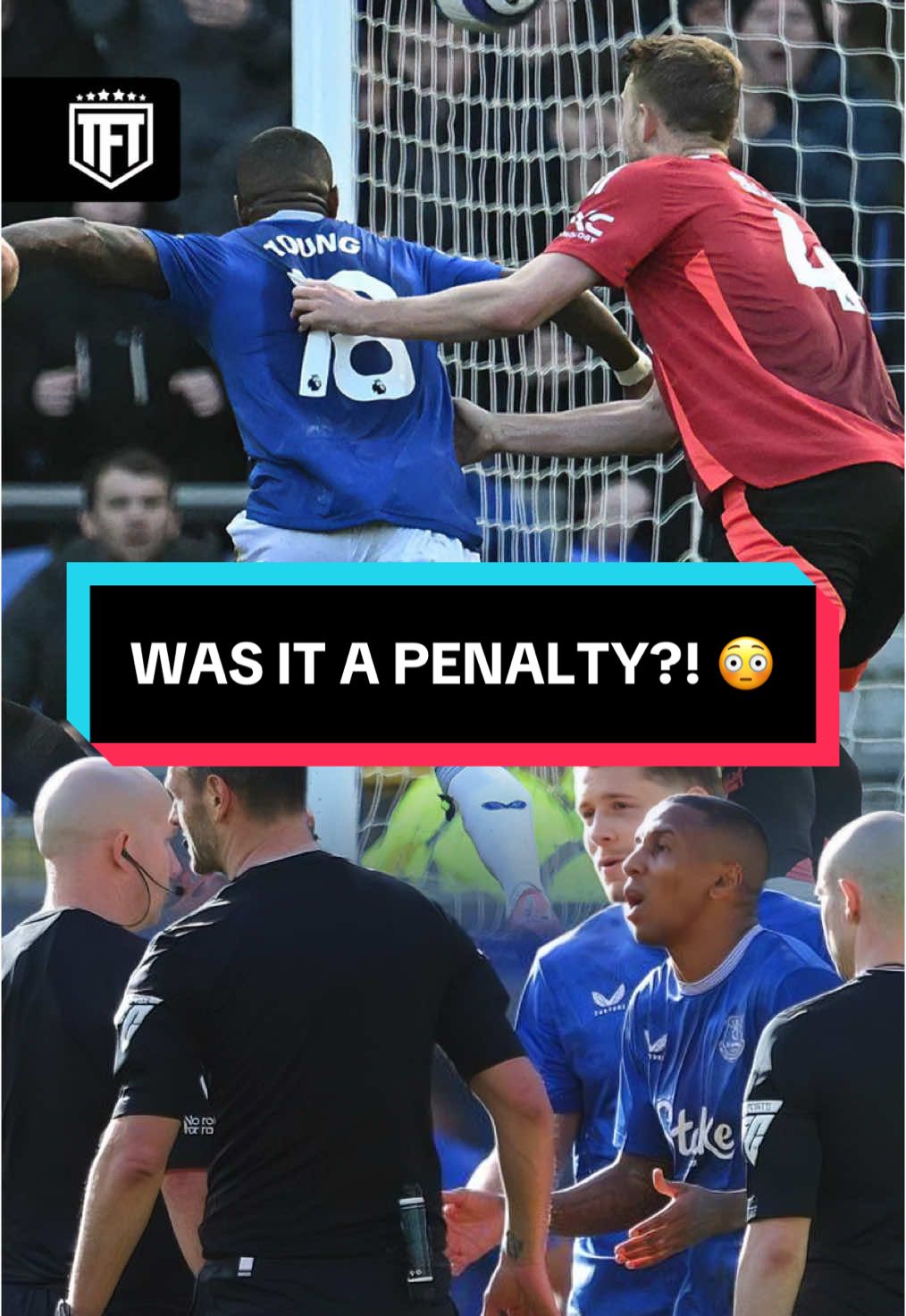 “Two pulls of the shirt, has to be a penalty” 😤 Big talking point over weekend Everton Penalty shout last minute against Man Utd which VAR overturned  Do you think the Penalty should have been given? 🤔 #PremierLeague #manunited #alanshearer #manutd #mufc #everton #evertonfc #pgmol #ashleyyoung 
