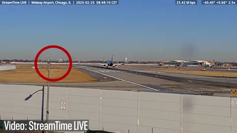 Scary video shows a near miss between a plane and a jet at Chicago's Midway Airport