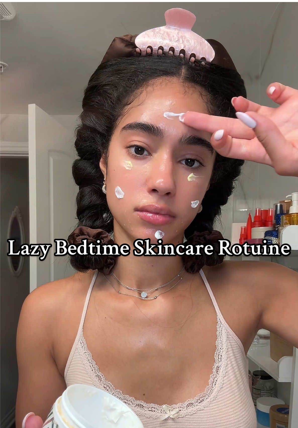 Let’s do my “lazy” bedtime skincare 🥱🫧✨ @Medicube Global @Farmacy Beauty @Anua Store US @COSRX Official @Sunday Riley @Kiehl's Since 1851 @First Aid Beauty @Cetaphil @AquaphorUS  #grwm #bedtimeroutine #skincare #nightroutine 