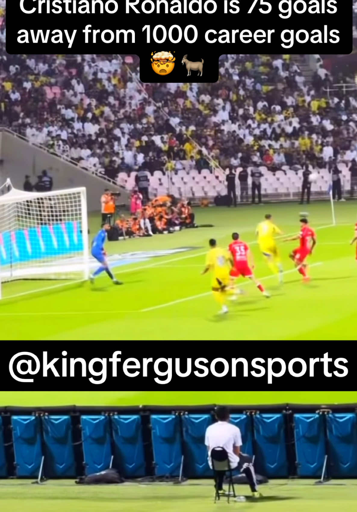 Ronaldo goal against Al wehda Saudi pro league! Ronaldo game today reactions fans highlights! #ronaldo #cristianoronaldo #cristiano #alnassr #alnassrfc #saudi_tiktok #saudiarabia🇸🇦 #mane #sadiomane #sadio Al wehda vs Al Nassr #fyp #viral #treanding #goals #ronaldo7 #ronaldogoals 