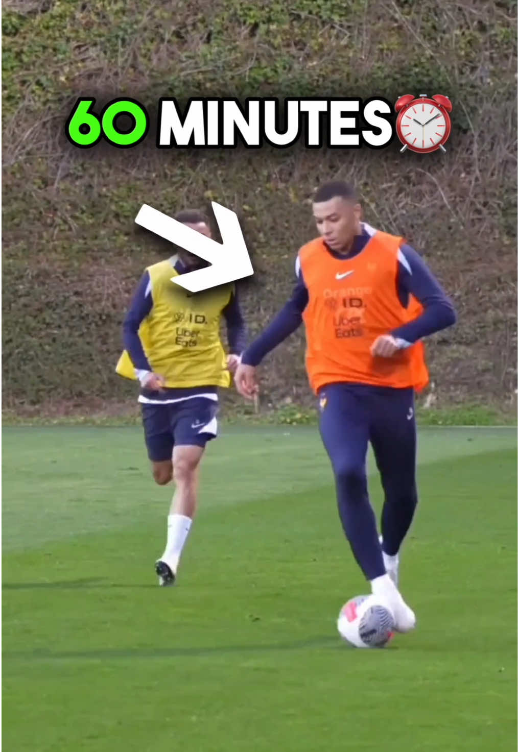 Click the link in our bio to watch the free masterclass✅🎥 If you had only 60 minutes to train a day, this is how to do it as a footballer / soccer player⚽️😳 #mbappe #football #Soccer #footballer #footballtraining